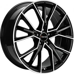 AVUS AF18 BLACK POLISHED 9,5X22
