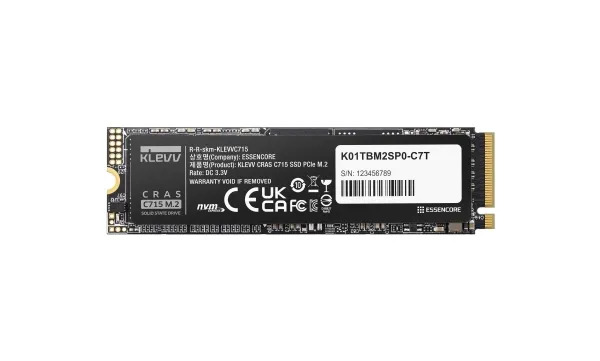 Klevv CRAS C715 512 GB M.2 PCI Express 3.0 NVMe 3D TLC NAND K512G