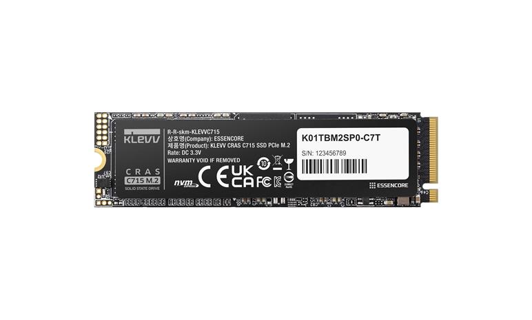 Klevv CRAS C715 512 GB M.2 PCI Express 3.0 NVMe 3D TLC NAND K512G