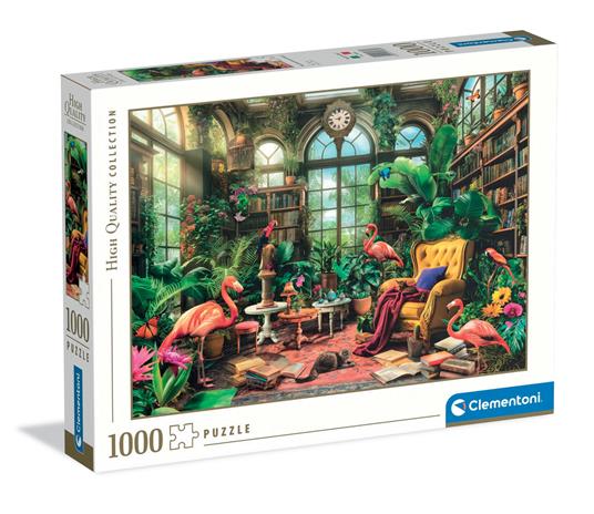 Clementoni The Greenhouse Library 1000p palapeli