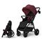 Kinderkraft Grande 2 Lastenrattaat, Dark Ruby – kuva 2