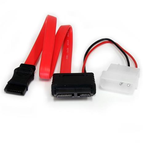 StarTech.com 12in Slimline SATA to SATA with LP4 Power Cable Adapter – kuva 4/4