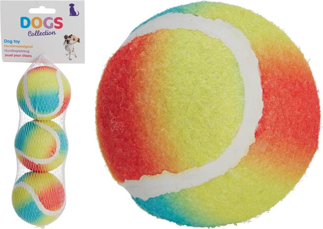 Koiran tennispallot 6,5 cm 3 kpl