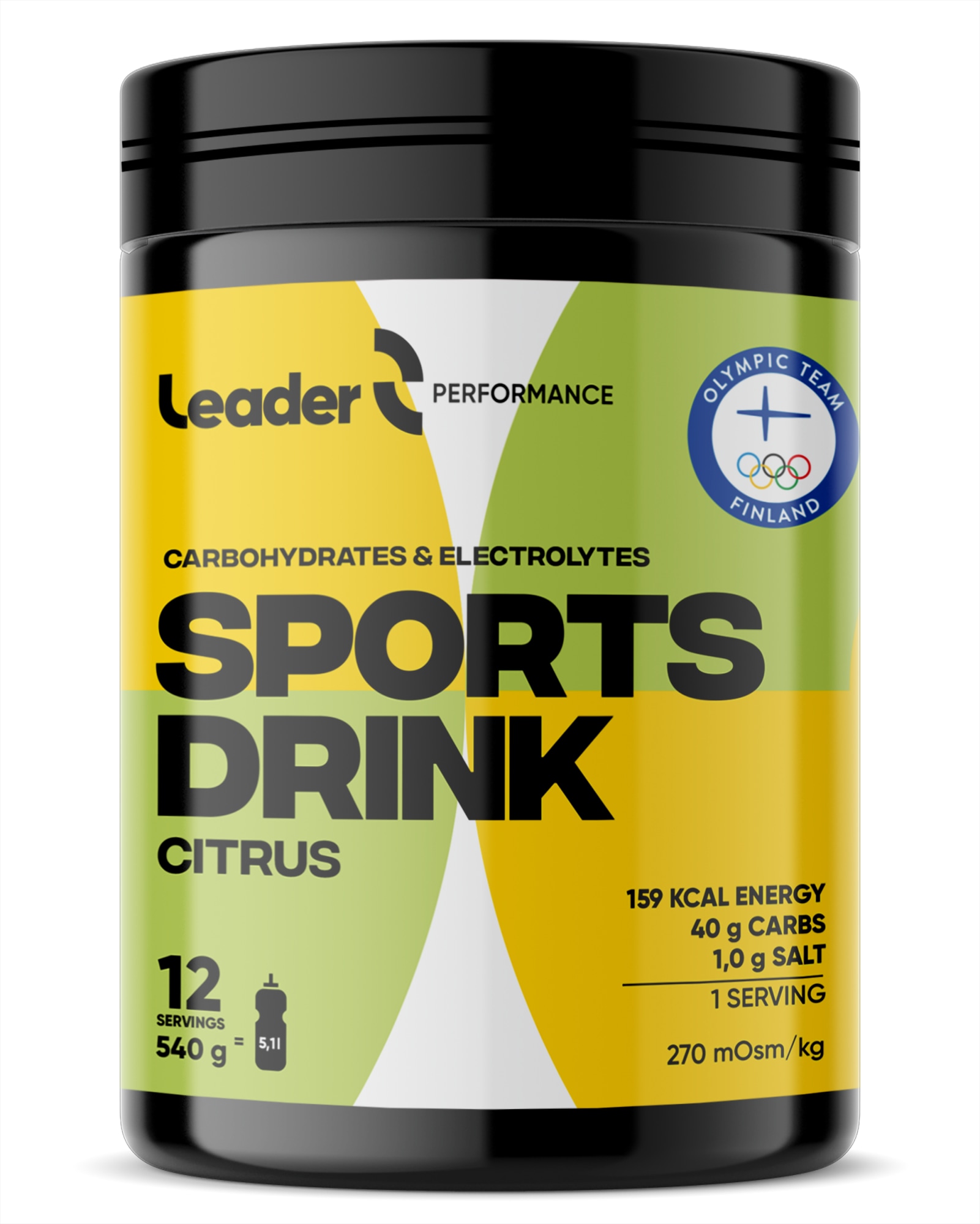 Leader Performance Sports Drink 540 g sitruksenmakuinen urheilujuomajauhe