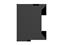 GENESIS NDS-2282 computer desk top Free-form shape MDF Anthracite – kuva 3