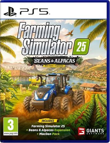 Farming Simulator 25 - Beans & Alpacas Edition, PS5 -peli
