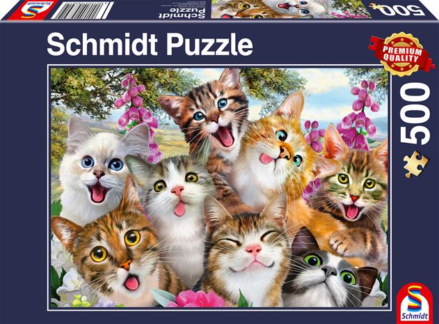 Cat Selfie Palapelit 500 palaa Schmidt