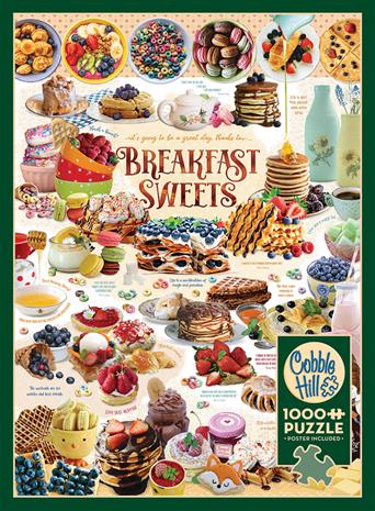 Palapelit Breakfast Sweets 1000 palaa, Cobble Hill