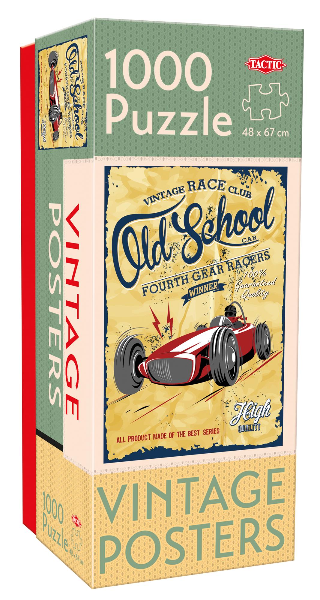 1000 palaa Vintage Old School Gear Racers Tactic