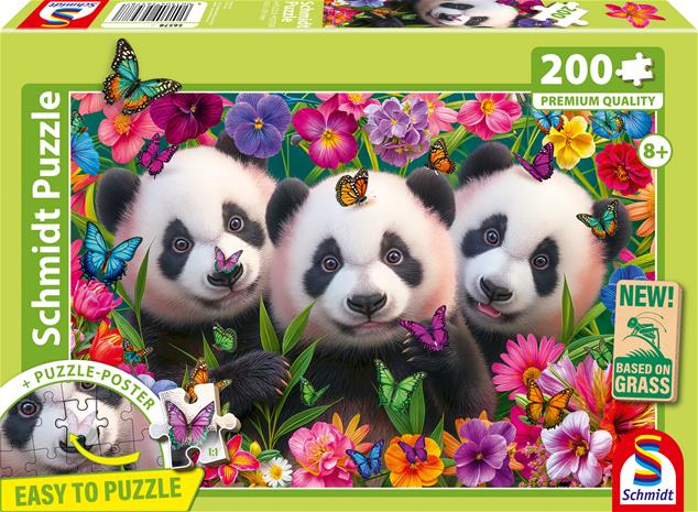 Panda Trio Palapeli 200 Palaa Schmidt