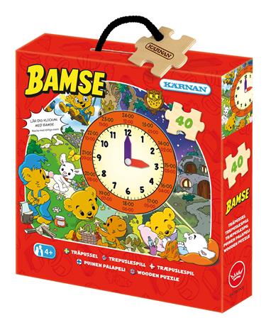 Kärnan Palapeli Bamse Kello 40
