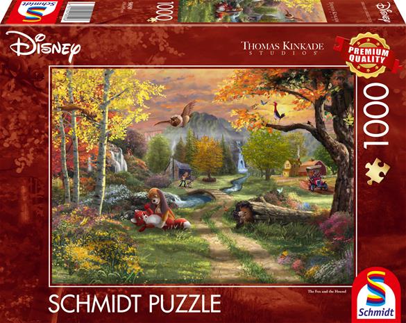 Disney, Fox And Hound Palapeli 1000 Palaa Schmidt