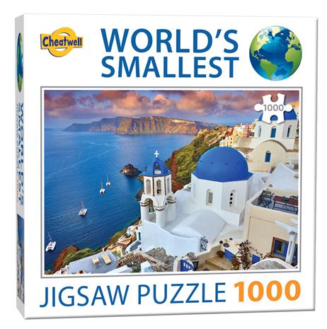 Världens minsta pussel 1000 bitar Santorini