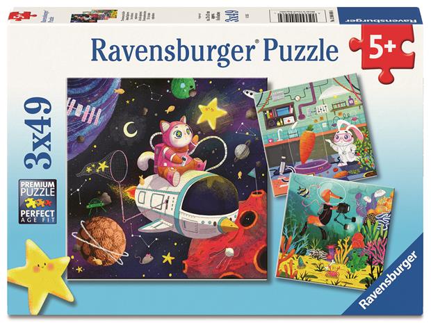 Ravensburger Palapelit Kids in Science 3x49