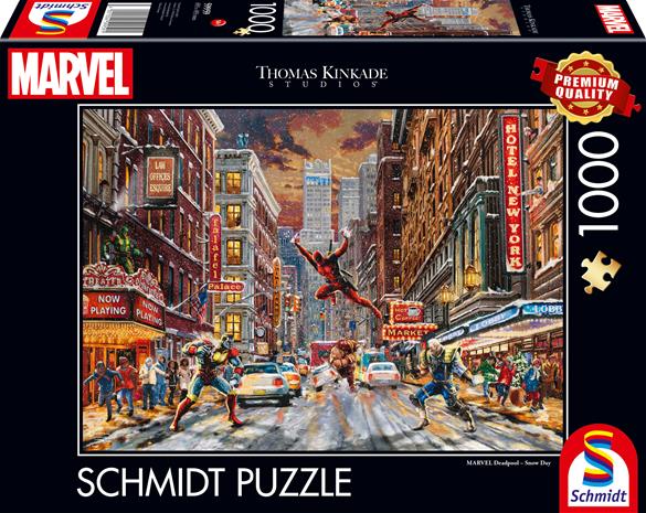 Palapelit Deadpool Snow Day 1000 palaa, Schmidt – kuva 3/4