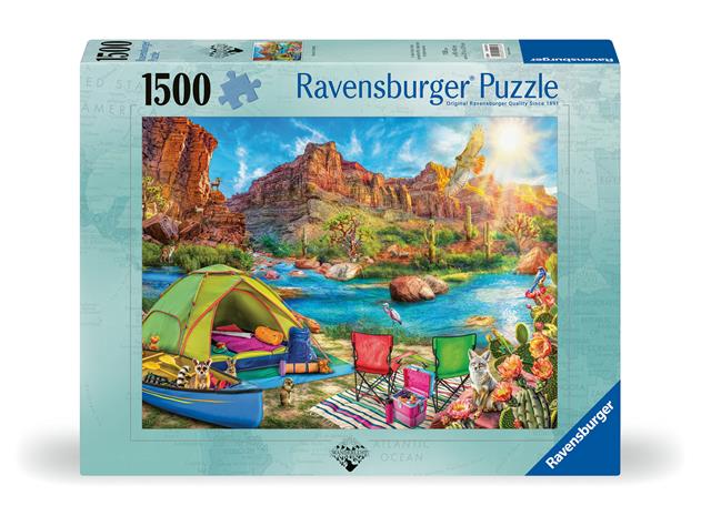 Palapelit Canyon Camping 1500 palaa, Ravensburger