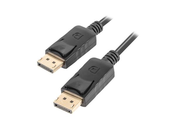 Lanberg CA-DPDP-10CC-0010-BK DisplayPort-kaapeli 1 m Musta CA-DP