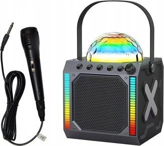 Bluetooth-kaiutin Denver BTM-618 mikrofonilla ja LED-valaistuksella