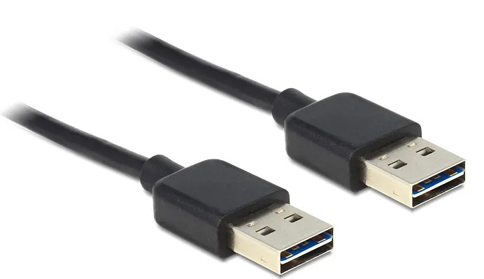 DeLOCK 1m USB 2.0 A USB-kaapeli USB A 0,48 Gbit/s Musta 83460