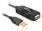 DeLOCK 15m USB 2.0 USB-kaapeli Musta 82689 – kuva 2