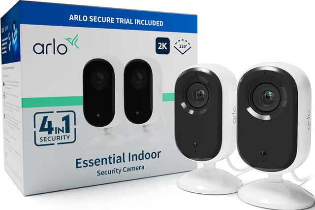Arlo ESSENTIAL 2 2K Indoor CAMERA 2pack VMC32 – kuva 2/3