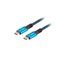 Lanberg usb-kaapeli 0,5 m 2x2 CA-CMCM-45CU-0005-BK – kuva 1