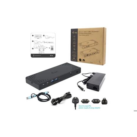 i-tec CADUA4KDOCKPDL2 USB-C Dual 4K Docking Station 100W