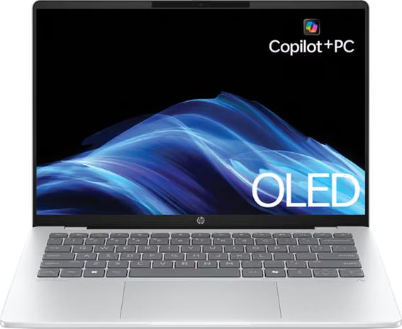 HP OmniBook 5 NGAI 14-he0831no Copilot+ PC Snapdragon X1P-42-100 Kannettava tietokone 35,6 cm (14") 2K 32 GB LPDDR5x-SDRAM 1 TB SSD Wi-Fi 6E (802.11ax) Windows 11 Home Hopea BV3N2 – kuva 2/2