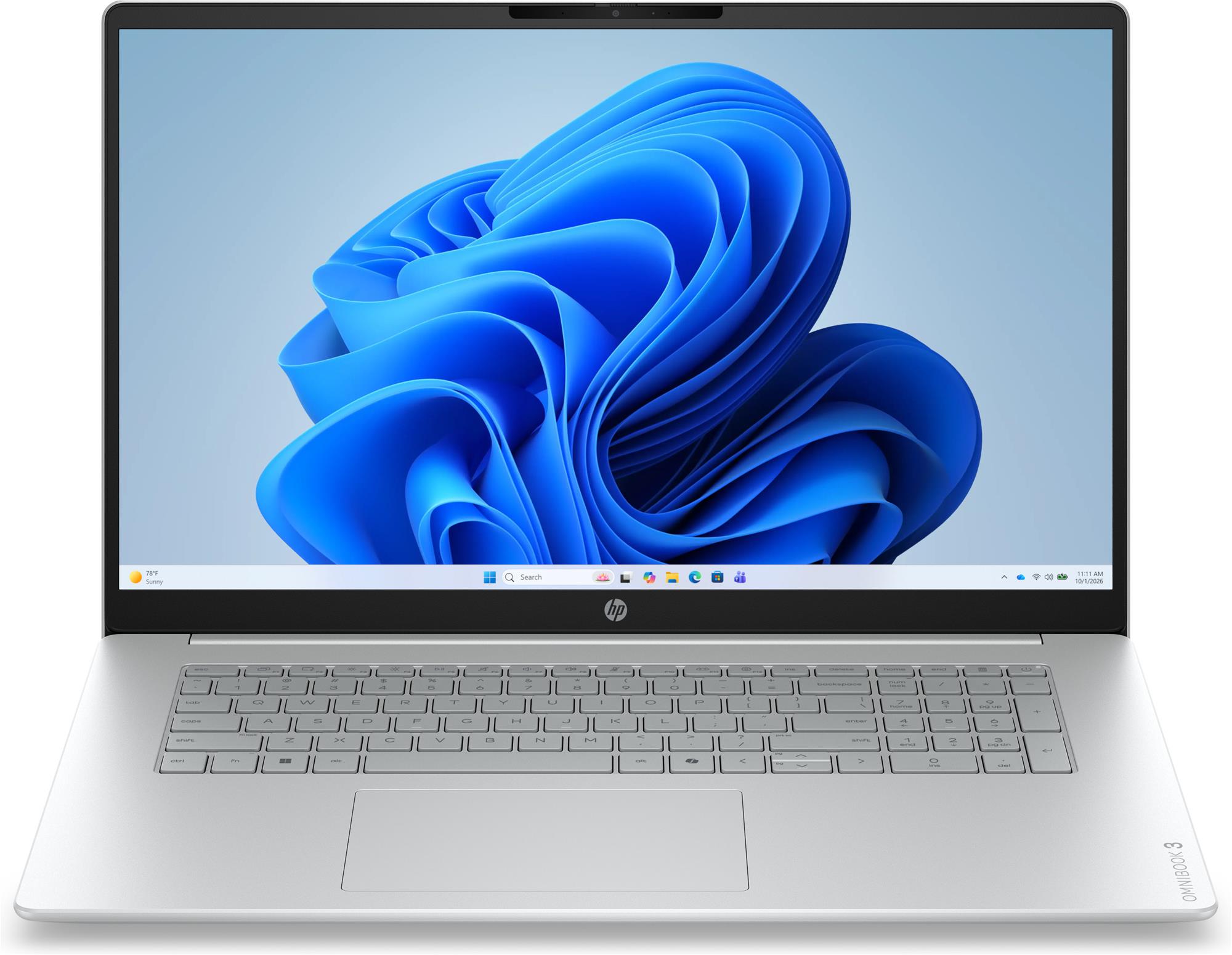 HP OmniBook 3 17-dp0015nox 17.3" kannettava (D6QM0EA), Windows 11