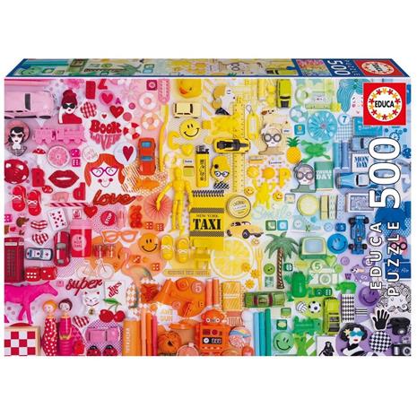 Educa 500 Colorful Collage – kuva 2/2