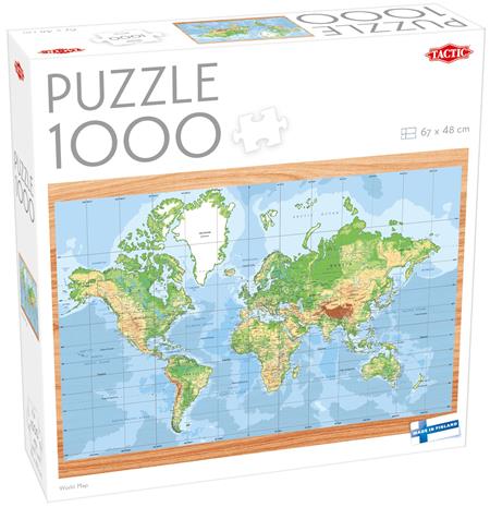 Tactic World Map 1000 pcs – kuva 2/2