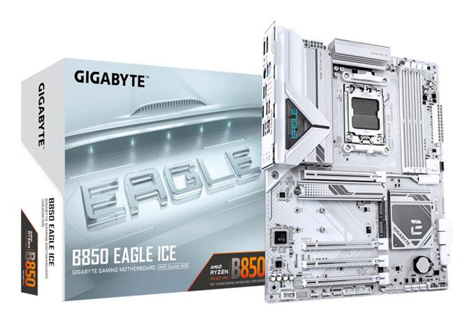 GIGABYTE B850 EAGLE ICE Emolevy - AMD B850 - AMD AM5 socket - DDR5 RAM - ATX