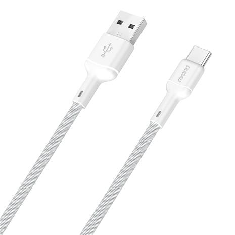 Dudao L9T 5A USB-A - USB-C Cable 1m - White – kuva 3/4