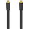 Hama HDMI Cable Ethernet Flat Black 1.5m – kuva 3