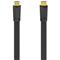 Hama HDMI Cable Ethernet Flat Black 1.5m – kuva 5