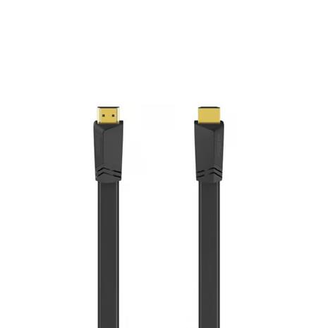 Hama HDMI Cable Ethernet Flat Black 1.5m