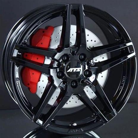 ATS Gloss Black 7x17 5/112 ET44.50 B66.46