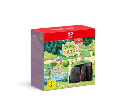 Nintendo Switch 2 + Pokemon Pokopia, pelikonsolipaketti