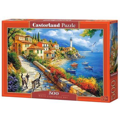 Castorland White Lighthouse Bay 500p palapeli