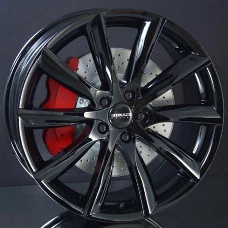 Monaco GP6 Gloss Black 10x20 5/120 ET35 B64.1