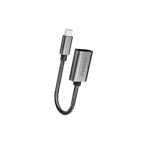 Dudao L15T OTG Adapter USB-C - USB-A - Gray