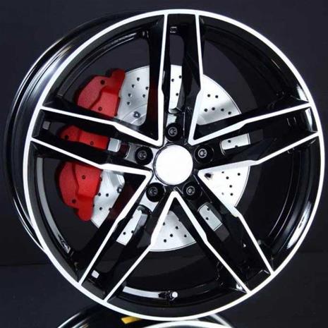 Monaco Rr8M Gloss Black Polished 7.5x17 5/114.3 ET40 B73.1
