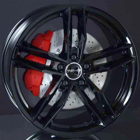 Monaco RR8M Gloss Black 8x18 5/112 ET45 B66.5