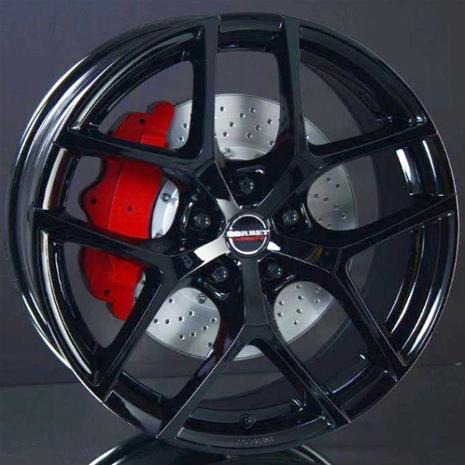 BORBET Y Gloss Black 7x17 5/100 ET45 B57.1