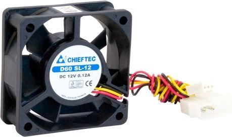 Chieftec AF-0625S computer cooling system Computer case Fan Black