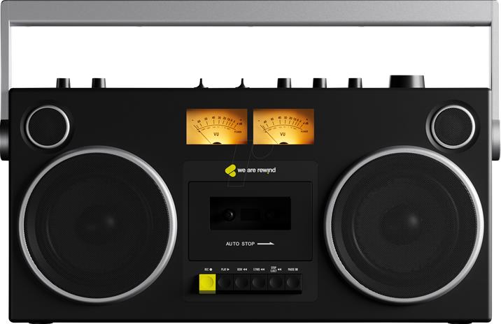 We Are Rewind - Portable speaker with cassette Player - Blaster [CURTIS]