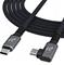 Wozinsky WPS2-UY41S USB-C Thunderbolt 4 240W 2m Angle Cable - Black – kuva 4