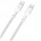 Dudao L9C Max 240W PD USB-C - USB-C Cable 1.2m - White – kuva 3