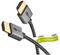 Pro HDMI 2.0 sleeved - Näyttökaapeli - 2m - Harmaa – kuva 2