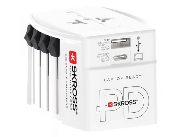 SKROSS World Adapter MUV 1xUSB-C PD 1xUSB-A 45W – kuva 5/6